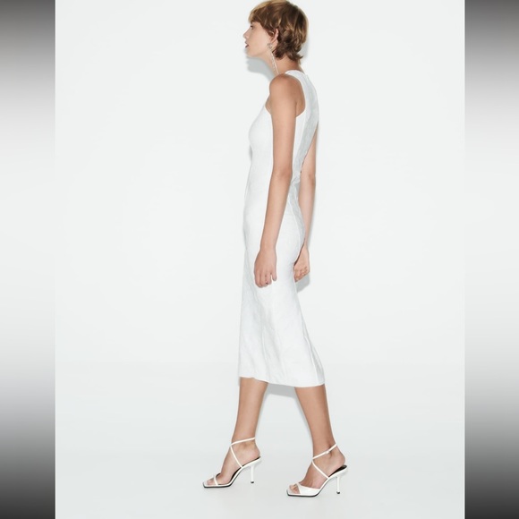 Zara fitted jacquard dress - Picture 5 of 8